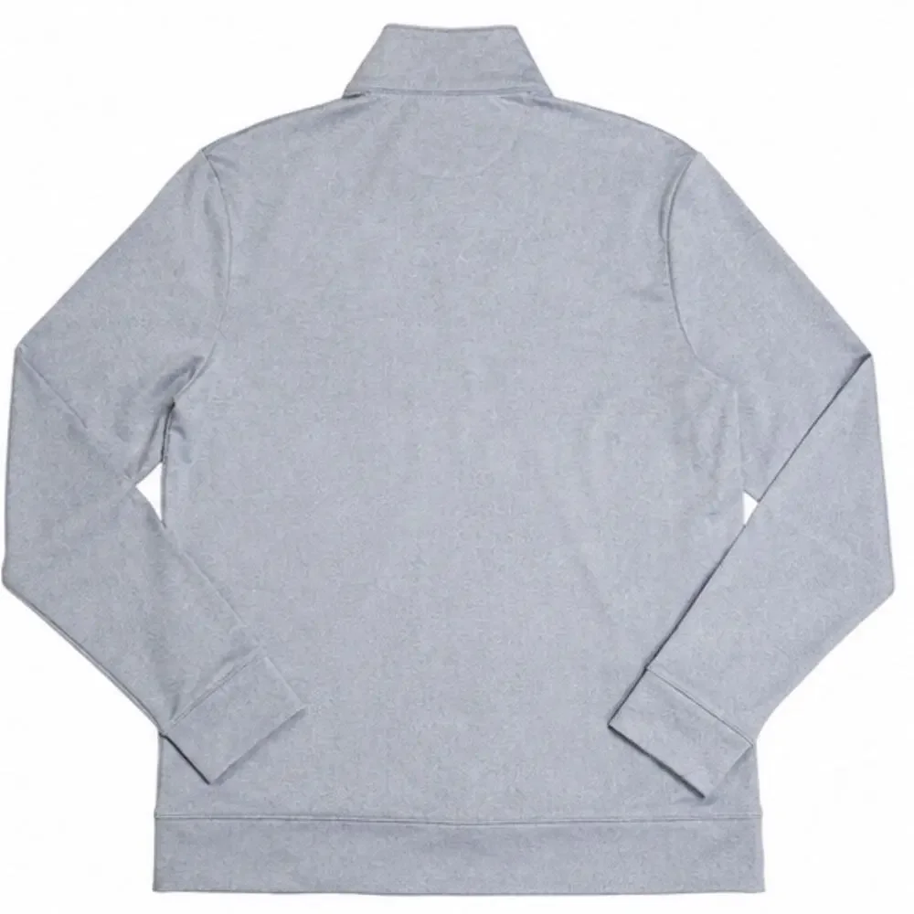 Vineyard Vines 1/4 Zip Pullover Mens M Blue Herringbone Performance Sweater